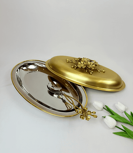 Jasmine Deep Platter with Lid
