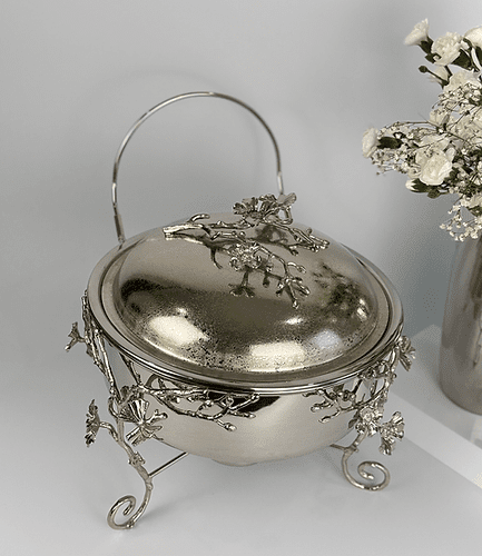 Jasmine Nickel-Plated Chafing Dish (4L)