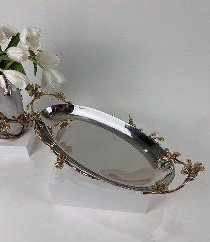 Jasmine Oval Platter with Base