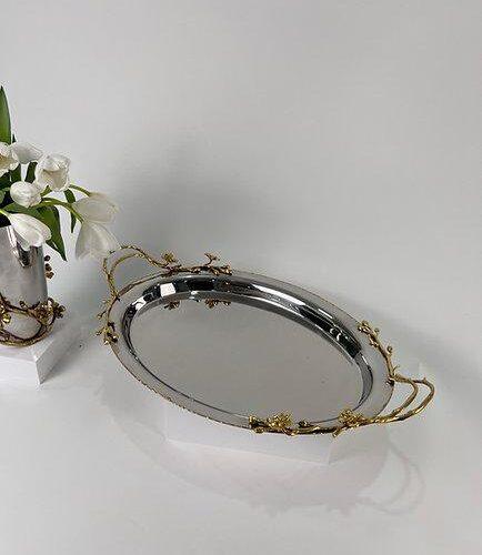 Jasmine Tray/Platter (Silver)