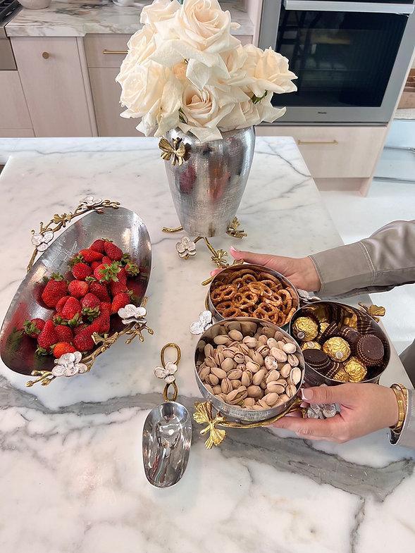 Orchid 3-Compartment Bowl