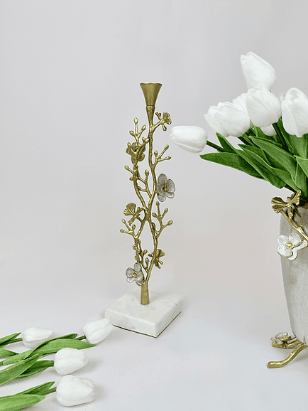 Orchid-Candle-Holder-with-Marble-Base.png Orchid Candle Holder with Marble Base