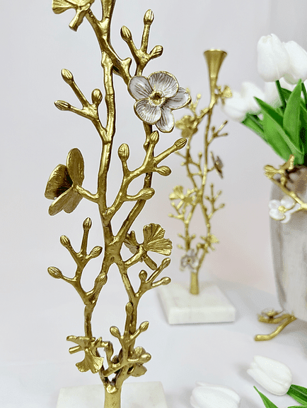 Orchid-Candle-Holder-with-Marble-Base2.png Orchid Candle Holder with Marble Base