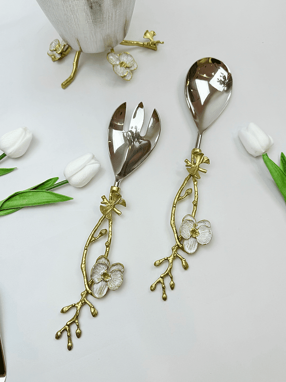 Orchid Fork and Spoon Set