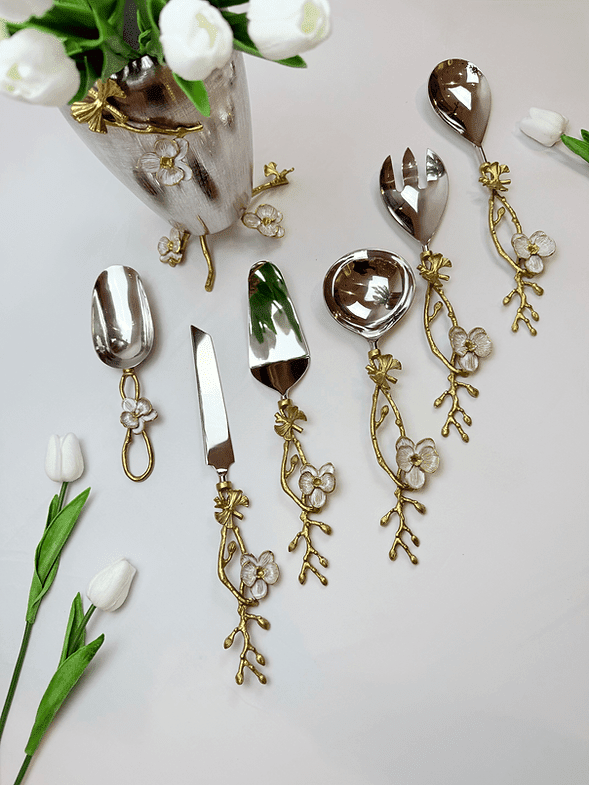 Orchid Fork and Spoon Set