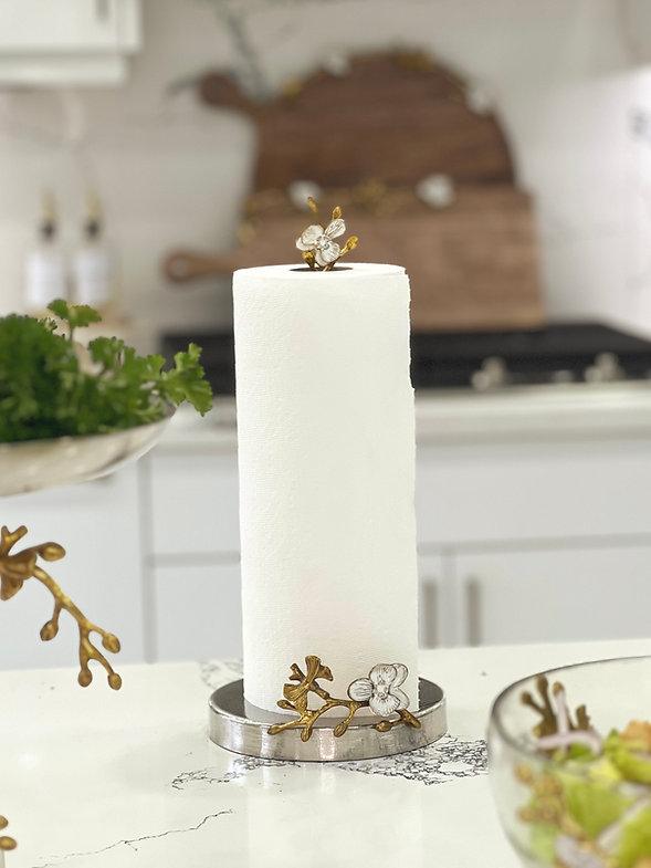 Orchid Paper Towel Holder