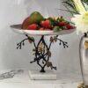 Orchid-Platter-with-Marble-Base2.jpg Orchid Platter with Marble Base