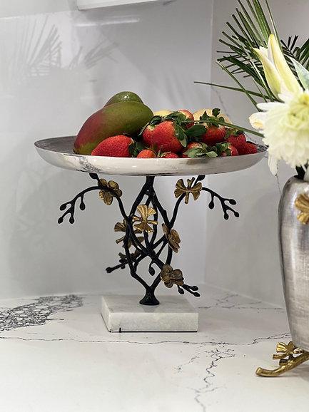 Orchid-Platter-with-Marble-Base2.jpg Orchid Platter with Marble Base