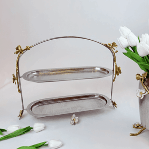 Rectangular Jasmine Dish with Base