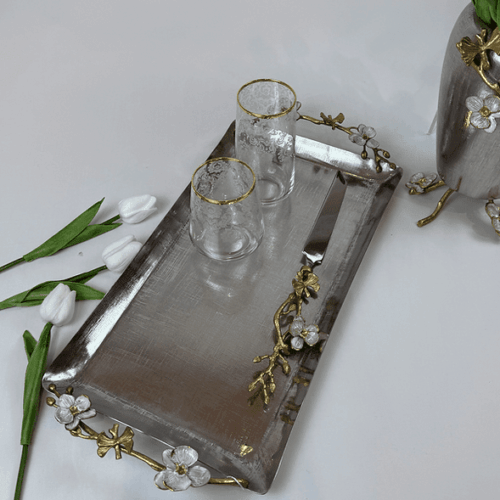 Orchid Rectangular Tray